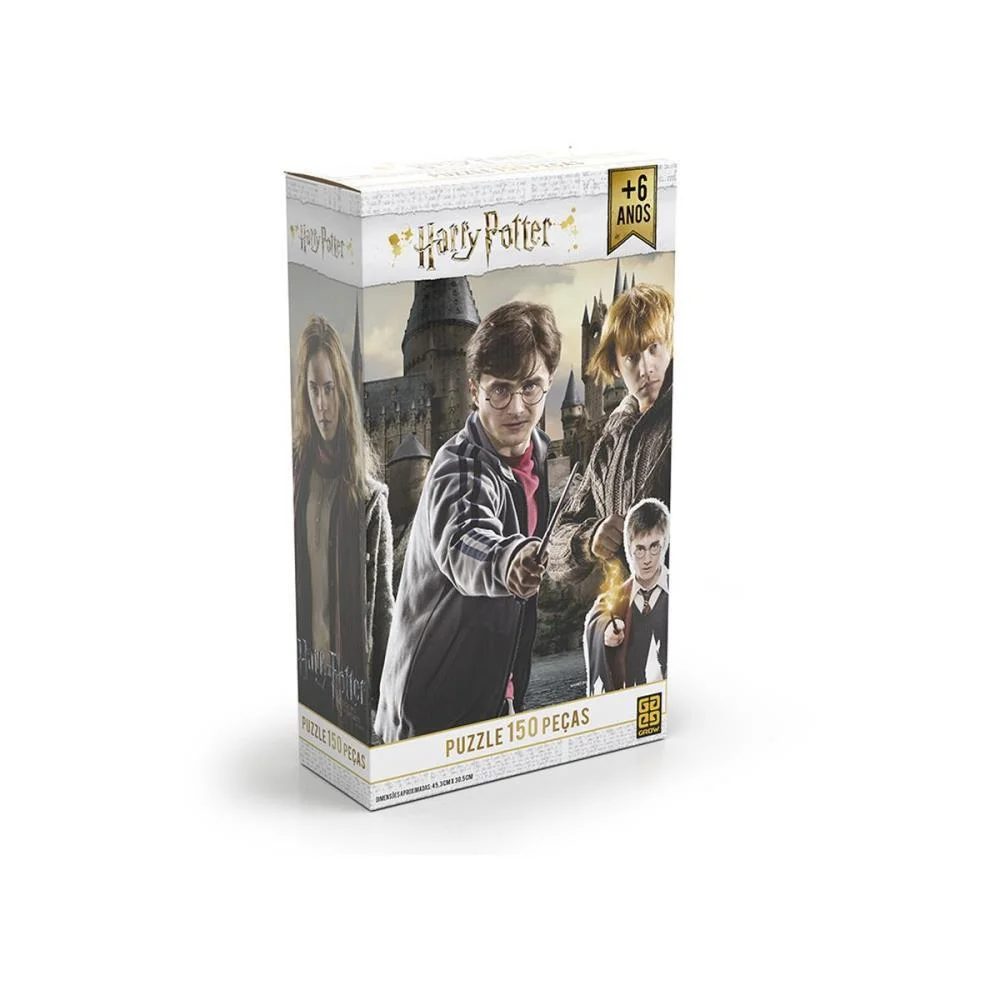 Quebra-Cabeca Cartonado Harry Potter 150 Pcs Grow - imagem 3
