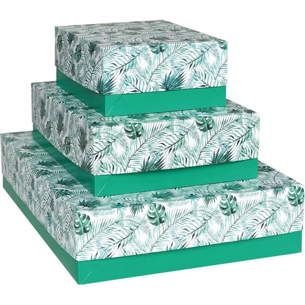 Caixa Para Presente Com Tampa Natureza Md 26X19,5X7,5 Sortid Cristina (Pct.c/16) - imagem 3