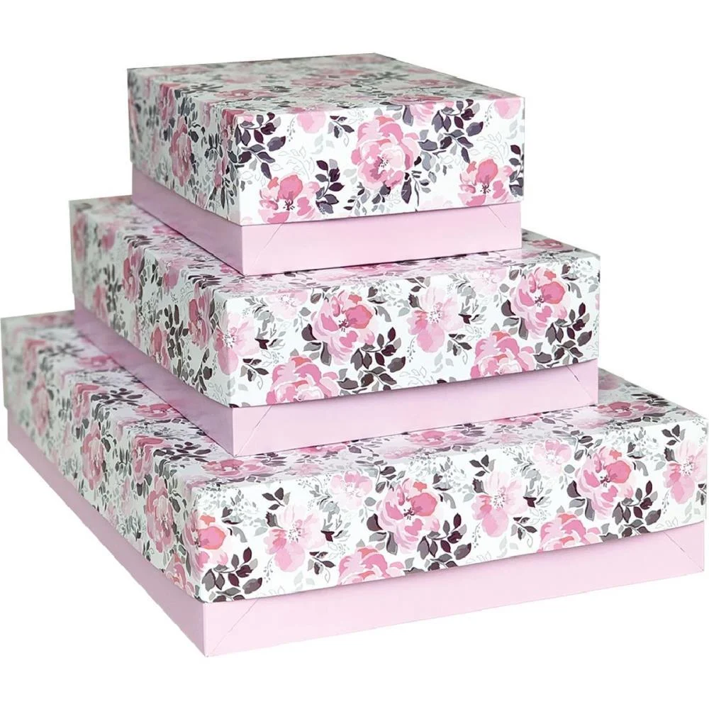 Caixa Para Presente Com Tampa Natureza Pq 19X14,5X7,5 Sortid Cristina (Pct.c/20) - imagem 2
