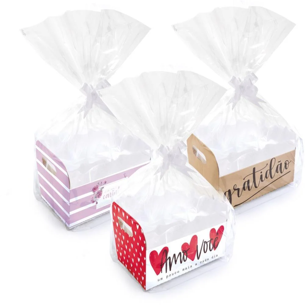 Cesta De Papel Kit Caixote G 25X18,5X9,5Cm (S Cromus (Pct.c/10) - imagem 3