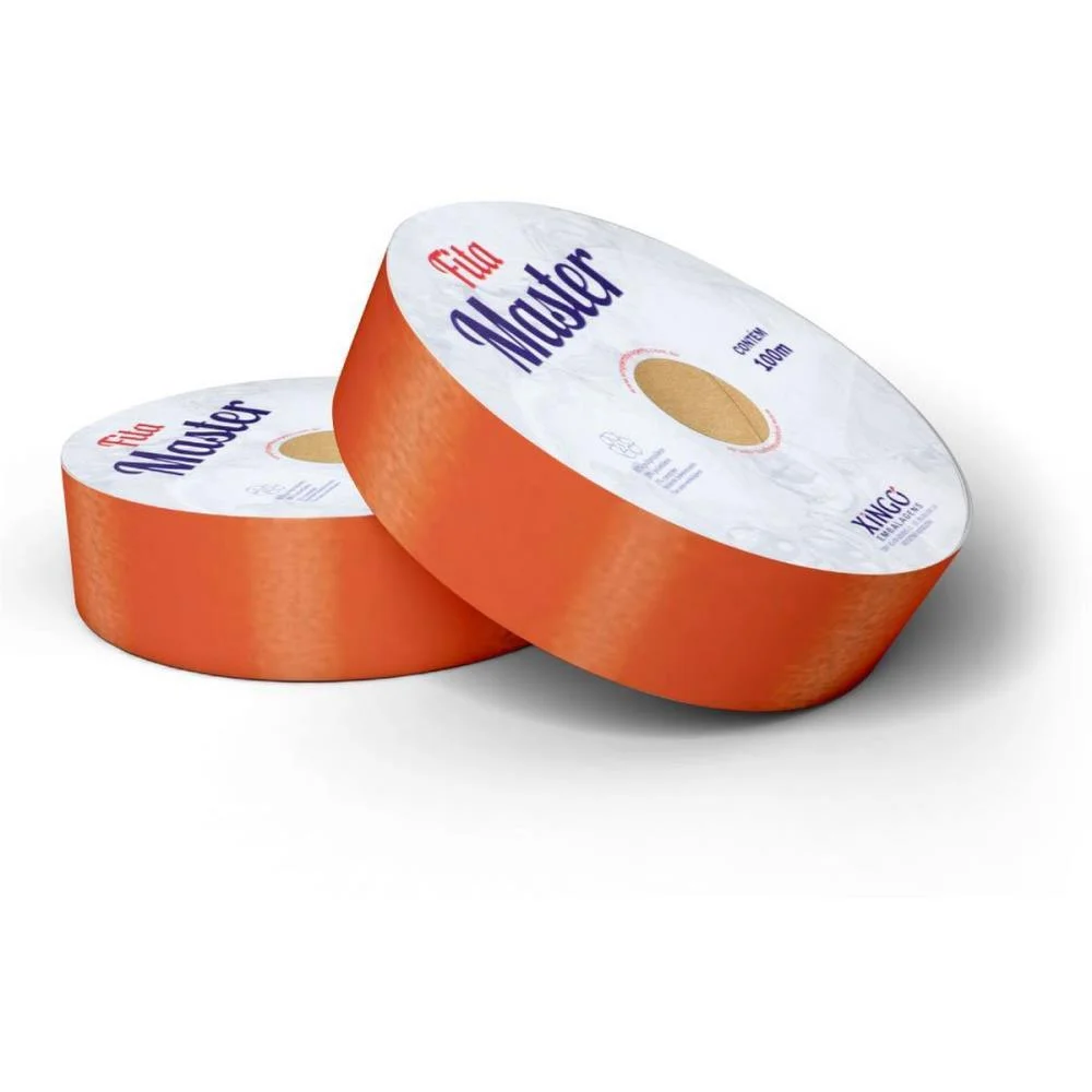 Fita Master Lisa 32Mmx50M Laranja Xingo Embalagens - imagem 2