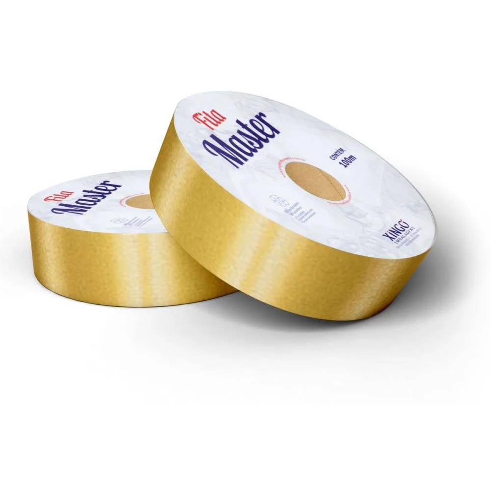 Fita Master Lisa 32Mmx50M Ouro Xingo Embalagens - imagem 2