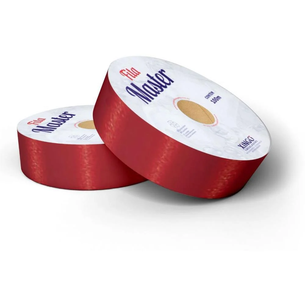 Fita Master Lisa 32Mmx50M Vermelho Xingo Embalagens - imagem 3
