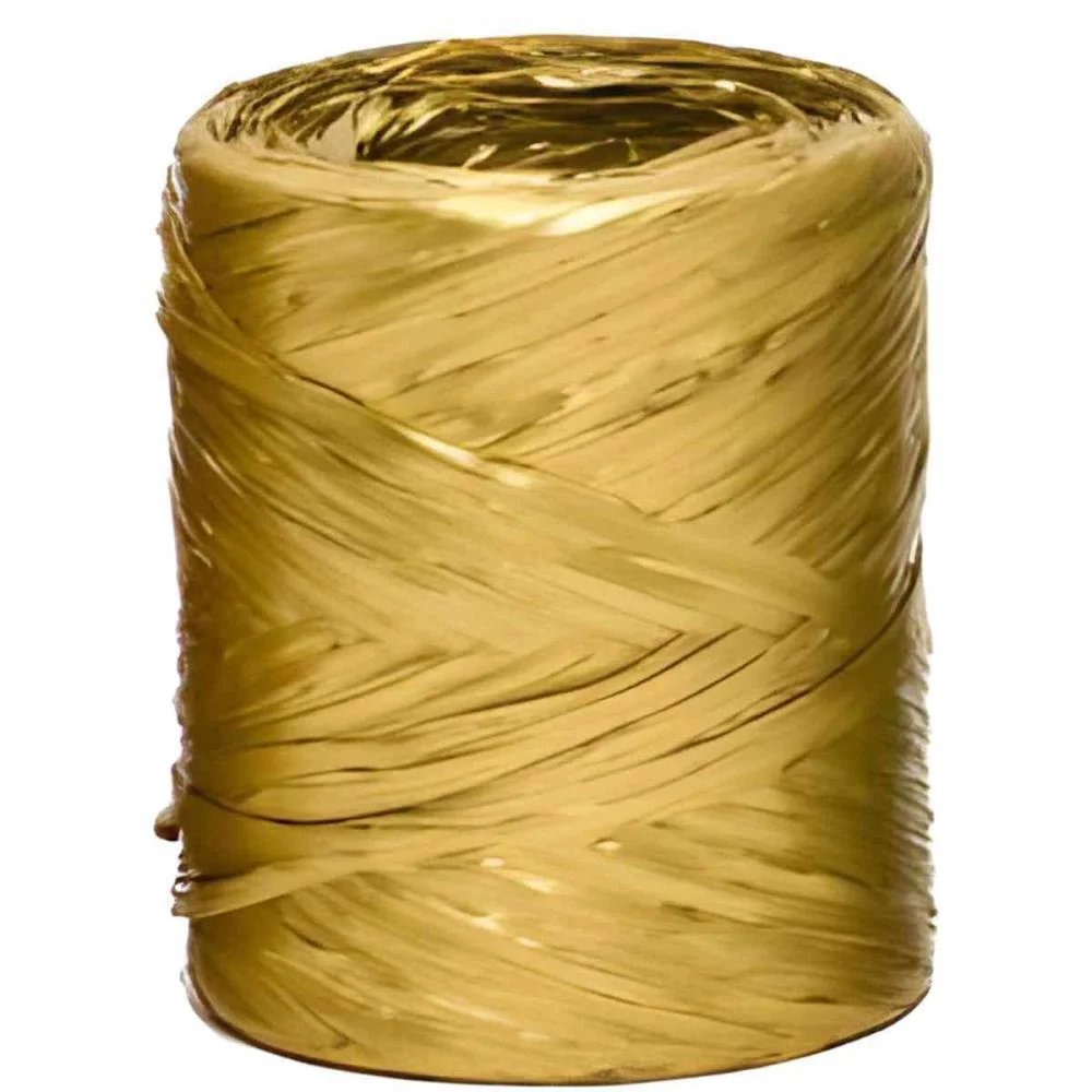 Raphia Sintetica 100M Ouro R76 Xingo Embalagens (Rolo) - imagem 2