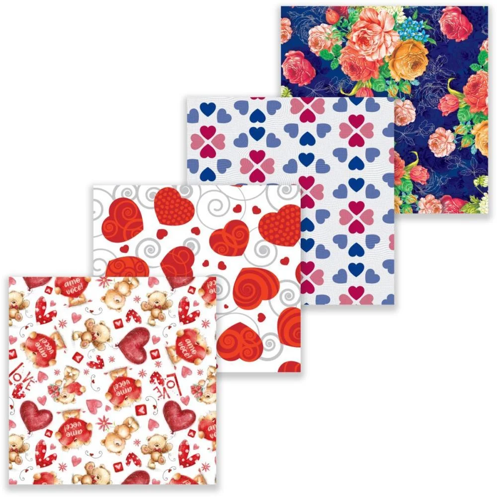 Saco Metalizado 50X70Cm Feminino Sortido 50X69Cm (S) Gala Embalagens (Pct.c/50) - imagem 2