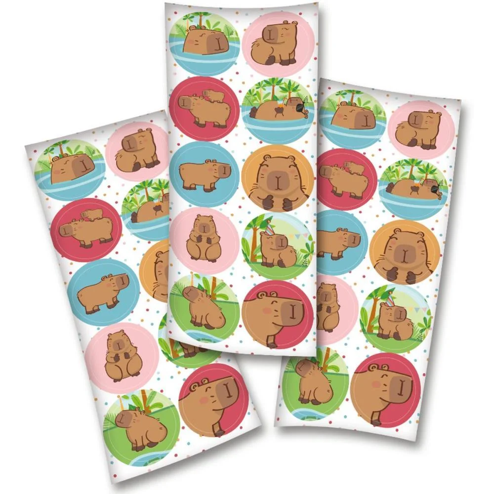 Adesivos Decorados Capivara Festcolor (Pct.c/30) - imagem 2