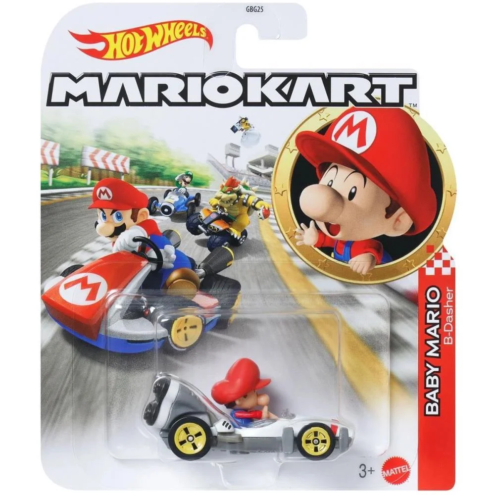 Hot Wheels Mario Kart Mario Kart Réplica Car.1:64 (S Mattel - imagem 5