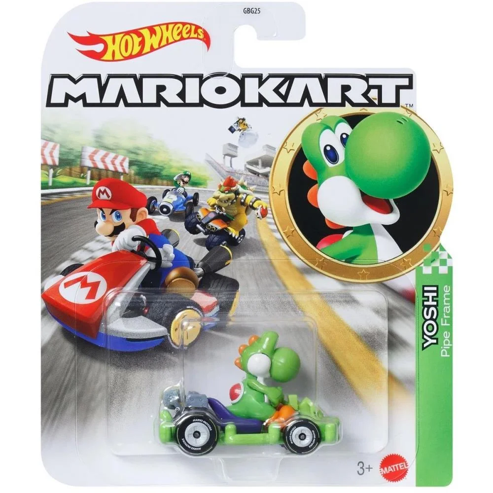 Hot Wheels Mario Kart Mario Kart Réplica Car.1:64 (S Mattel - imagem 6