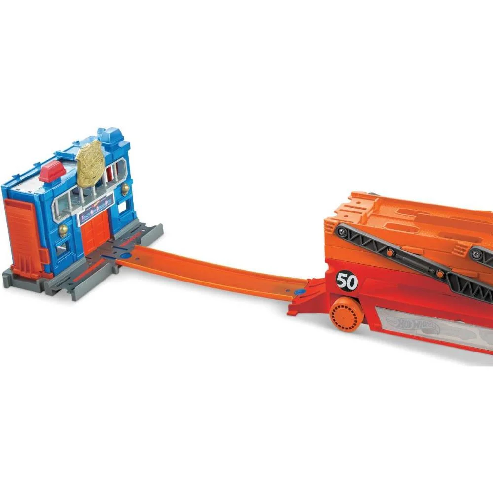 Hot Wheels Pista City Mega Caminhão Reboque Mattel - imagem 7