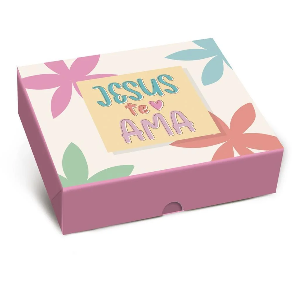 Caixa Para Presente Com Tampa Crista 17X13,5X4Cm Cromus (Pct.c/10) - imagem 2