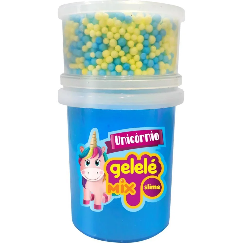 Slime Gelele Mix Surpresa Unicornio Doce Brinquedo C/ 12 Unidades - imagem 4