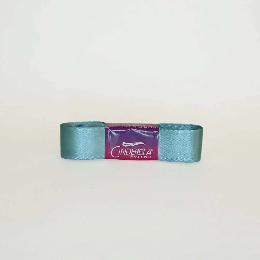 Fita De Cetim 22Mm 10M. Tiffany Cinderela - imagem 3