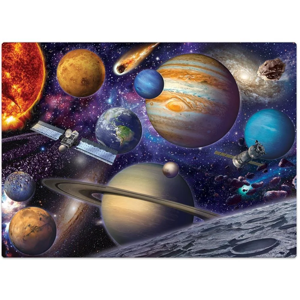 Quebra-Cabeca Cartonado Viagem Cosmica 1000Pcs Toyster - imagem 6