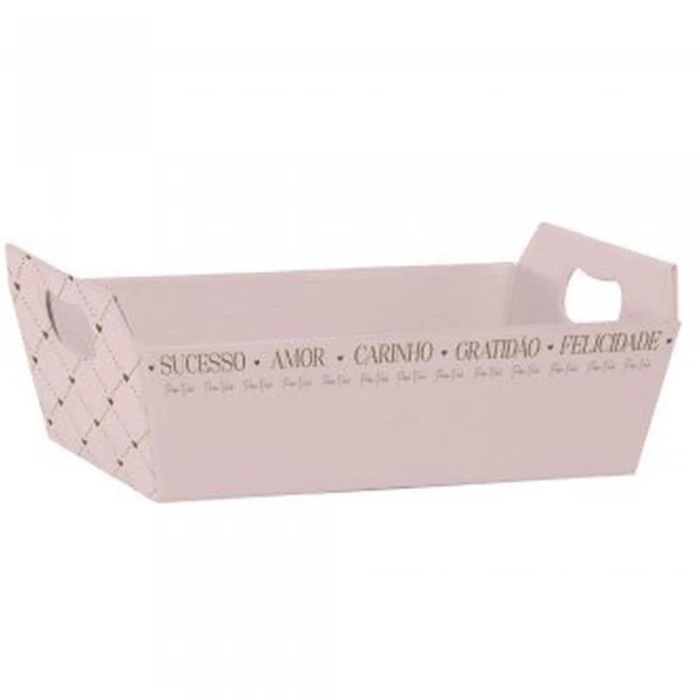 Cesta De Papel Essencia Nude P 21,5X8X15Cm Xingo Embalagens (Pct.c/04) - imagem 2