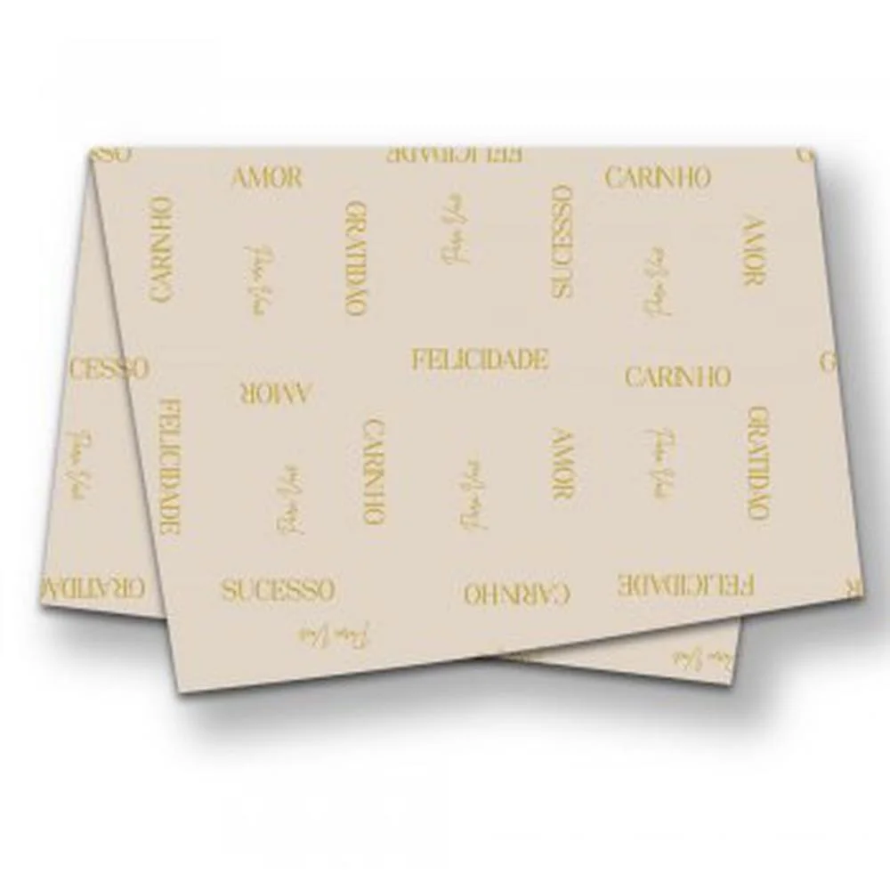 Papel Seda Decorado 50X70Cm Essencia Nude Xingo Embalagens (Pct.c/50) - imagem 3