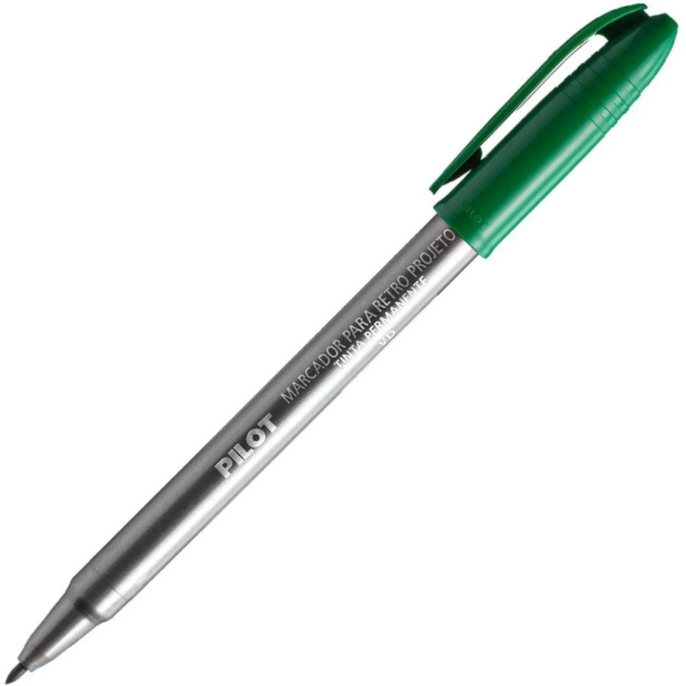 Caneta Retroprojetor 2.0Mm Marcador Verde Pilot (Cx.c/12) - imagem 4