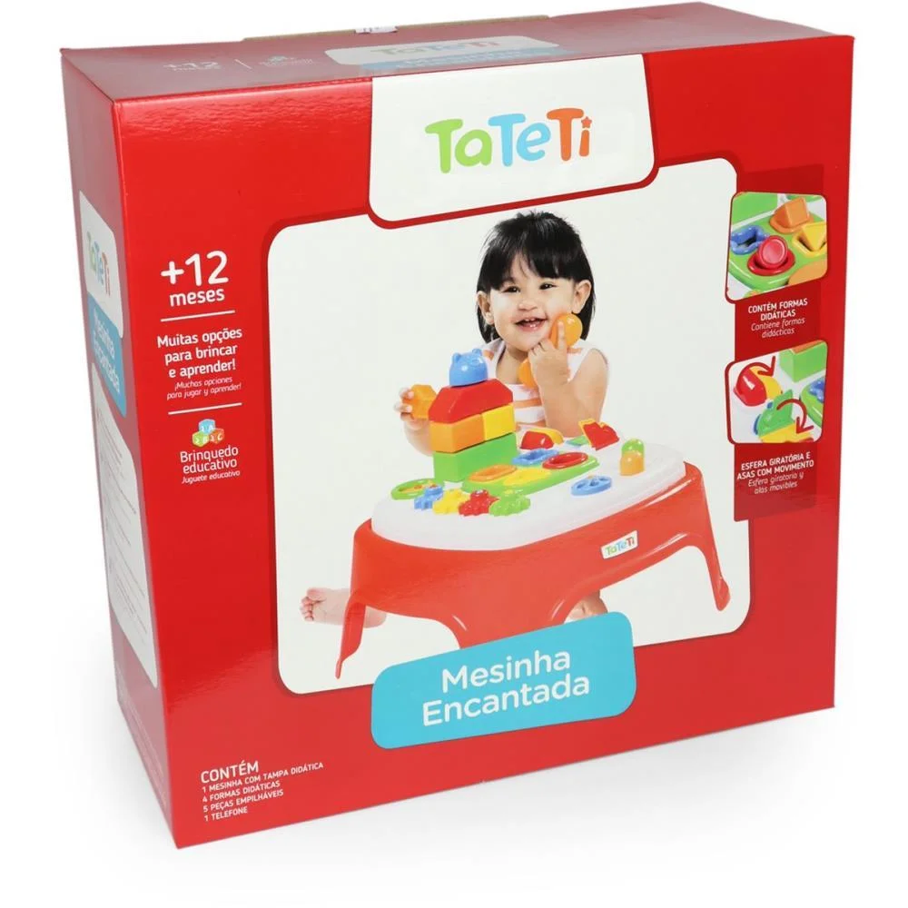 Brinquedo Educativo Mesinha Encantada Tateti - imagem 6
