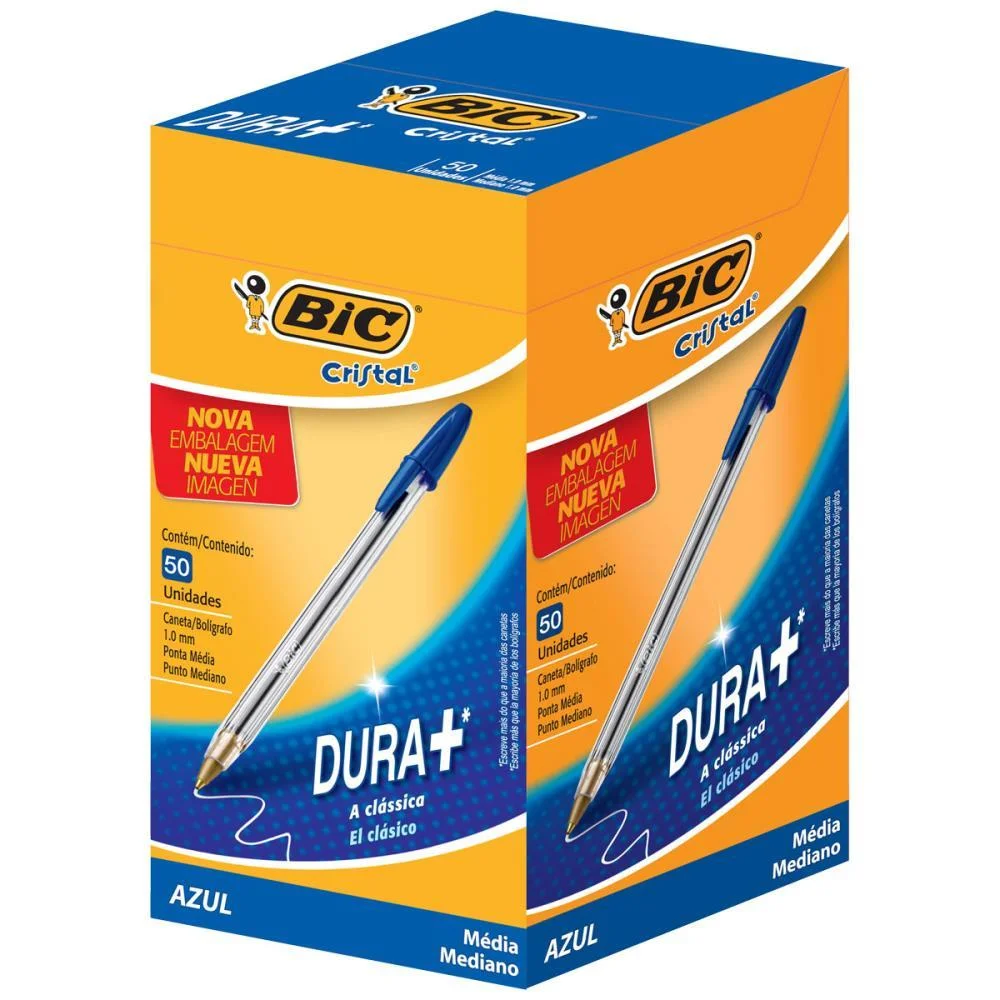 Caneta Esferografica Cristal Azul Bic (Cx.c/50) - imagem 3