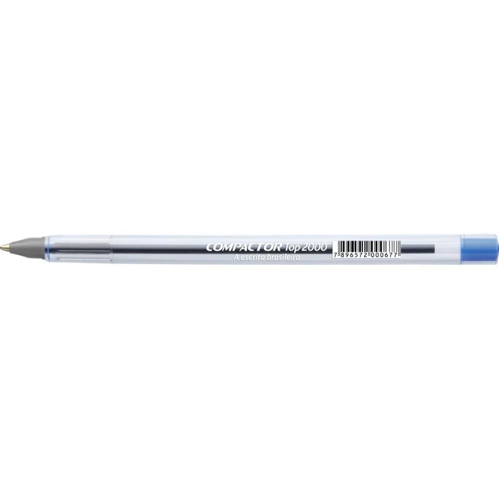 Caneta Esferografica Top 2000 Media Azul Compactor (Cx.c/50) - imagem 4