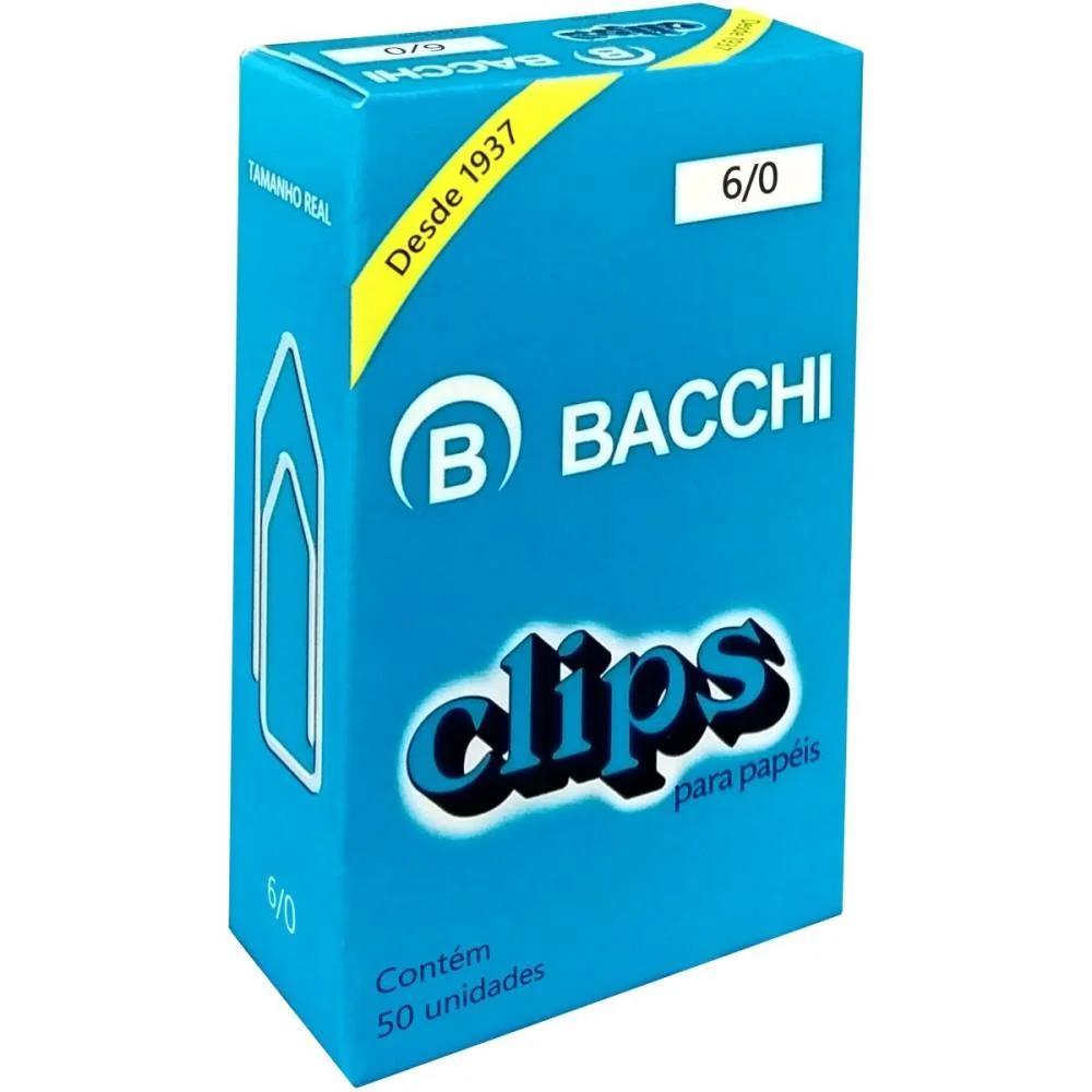 Clipe Galvanizado Aco 6/0 50 Unidades Bacchi (Pct.c/10) - imagem 4