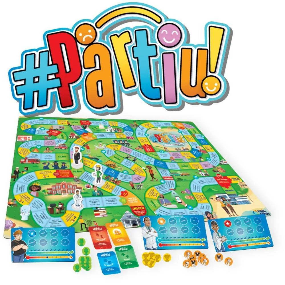 Jogo De Tabuleiro Partiu Incrivel Corrida Pais E Filhos - imagem 2
