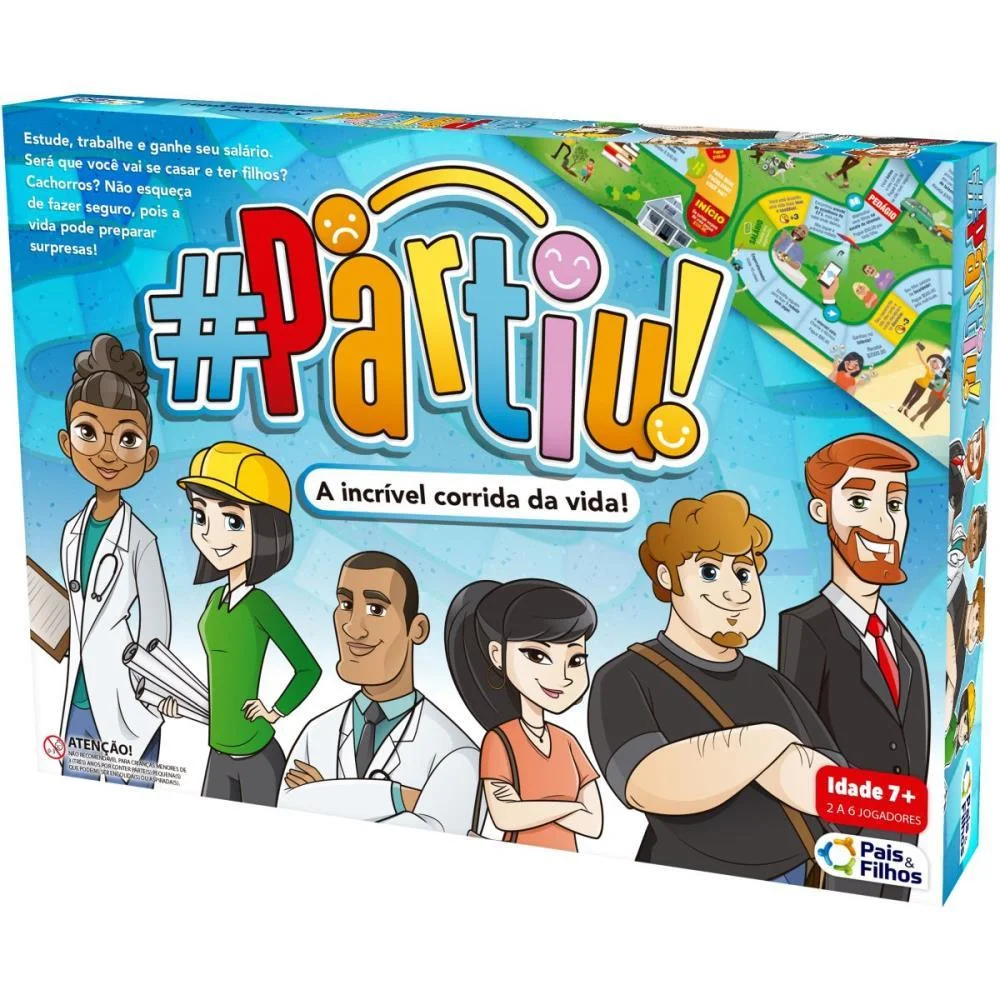 Jogo De Tabuleiro Partiu Incrivel Corrida Pais E Filhos - imagem 4