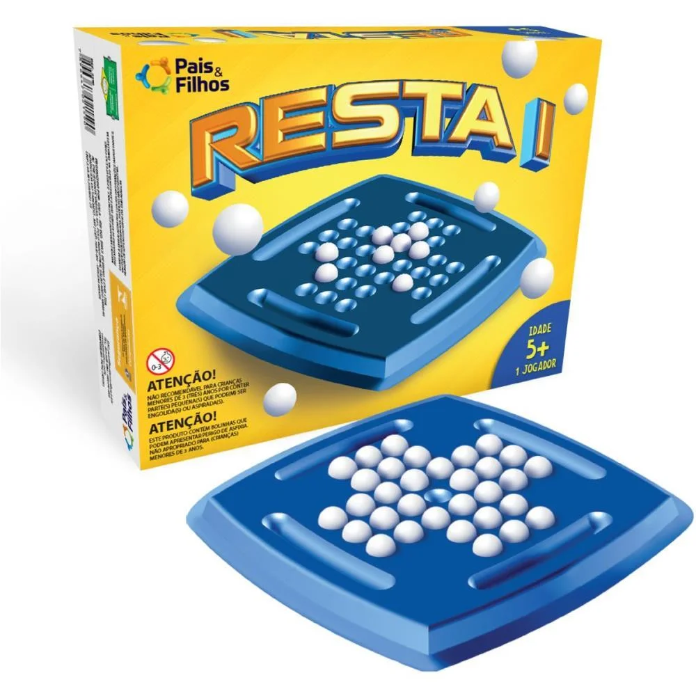 Jogo Diverso Resta 1 Pais E Filhos - imagem 5