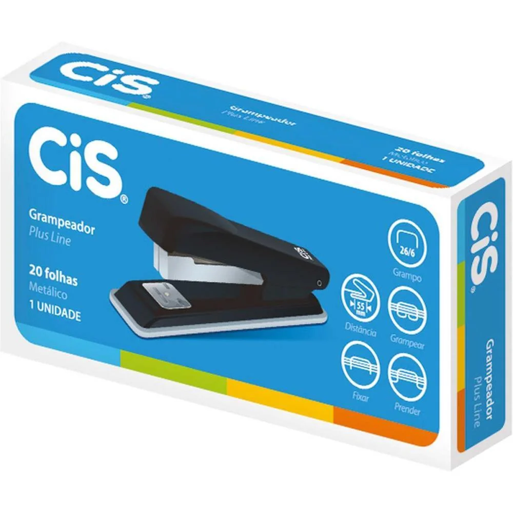 Grampeador Metal Plus Line P/20Fls. 26/6 Sertic - imagem 4
