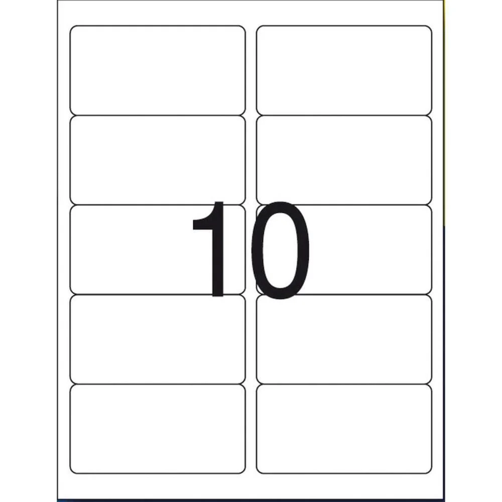Etiqueta Carta 6183 100 Fls 50,8 X 101,6 Mm Pimaco (Cx.c/1000) - imagem 4