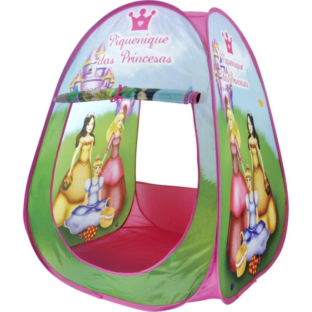Barraca Infantil Barraca Piquenique Princesas Dm Toys - imagem 2