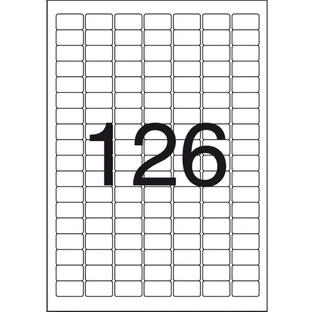 Etiqueta A4 A4349 100 Fls 15,0 X 26,0 Mm Pimaco (Cx.c/12600) - imagem 4