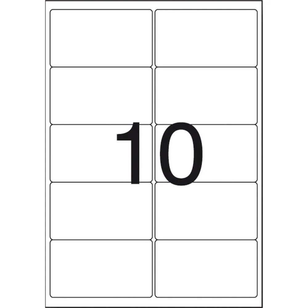 Etiqueta A4 A4350 100 Fls 55,8 X 99,0 Mm Pimaco (Cx.c/1000) - imagem 4