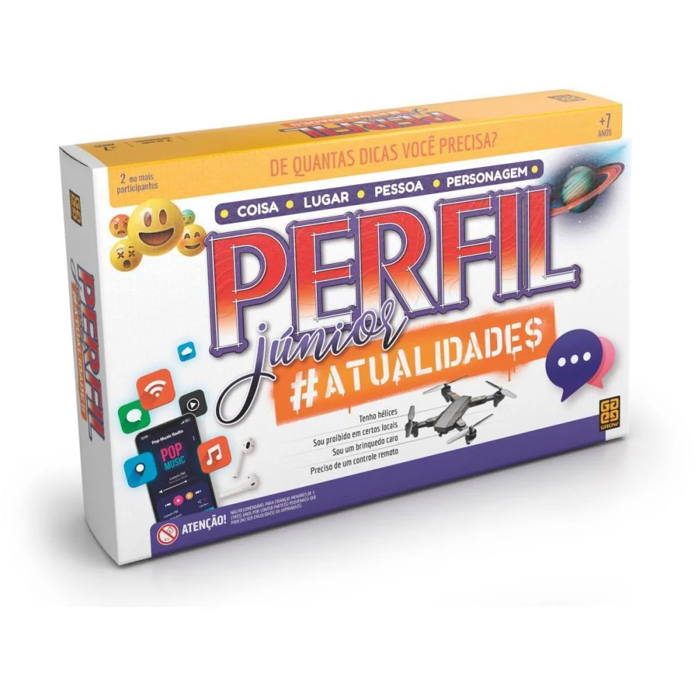 Jogo De Tabuleiro Perfil Junior Atualidades Grow - imagem 2