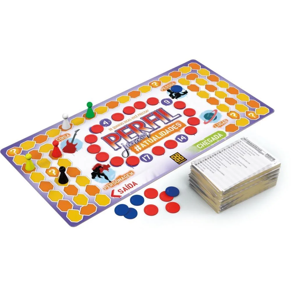 Jogo De Tabuleiro Perfil Junior Atualidades Grow - imagem 3