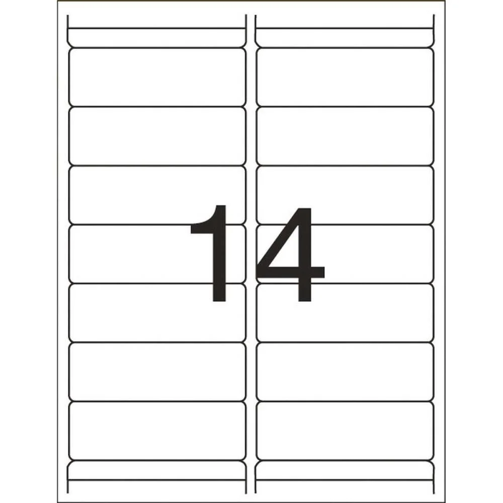 Etiqueta Carta 6082 10 Fls 33,9 X 101,6 Mm Pimaco (Ct.c/140) - imagem 4