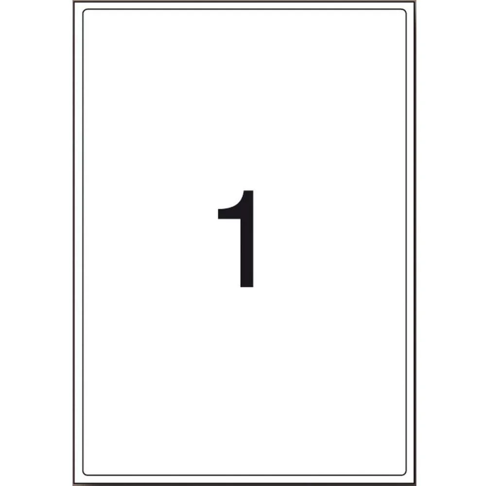 Etiqueta A4 A4367 100 Fls 288,5 X 200,0 Mm Pimaco (Cx.c/100) - imagem 4