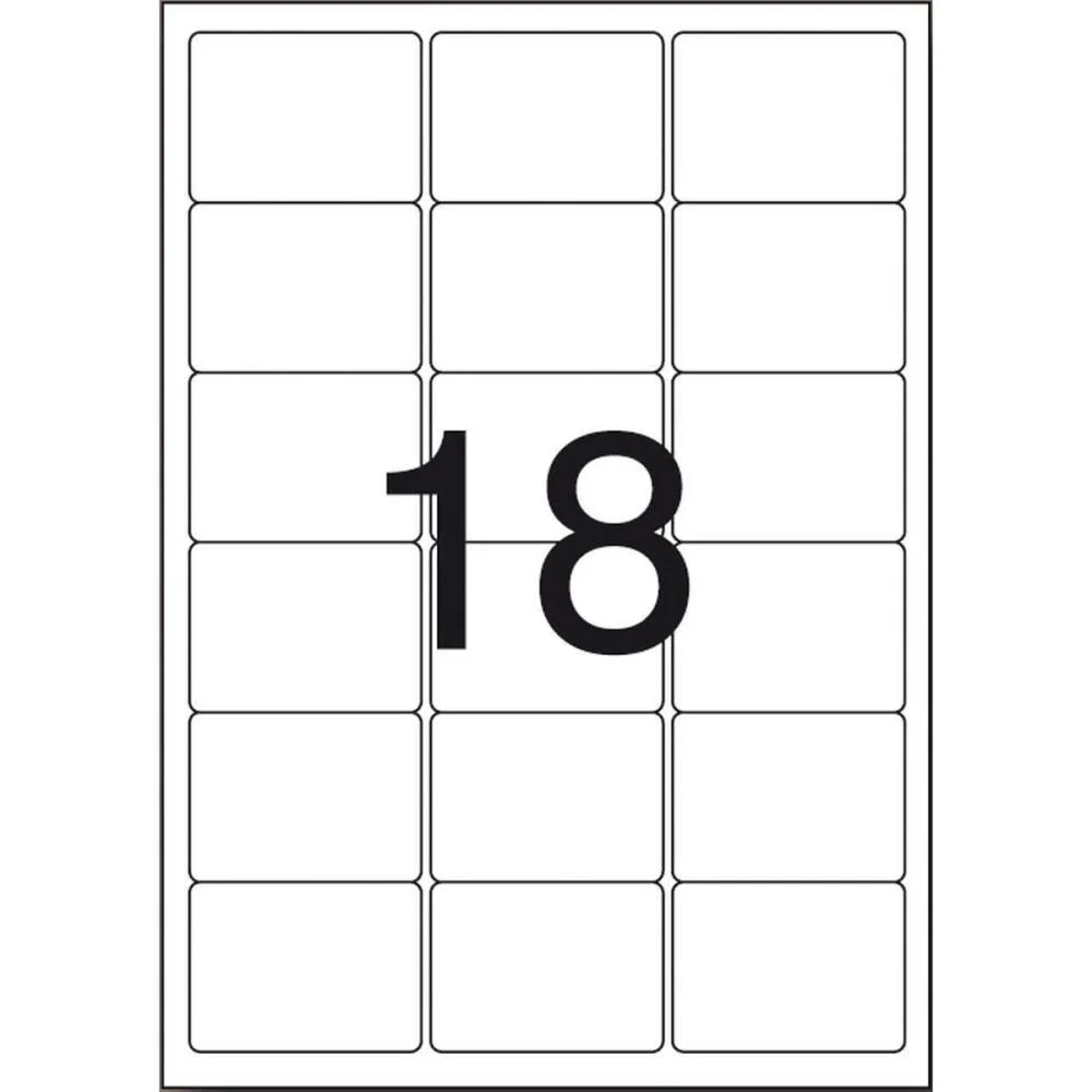 Etiqueta A4 A4361 100 Fls 46,5 X 63,5 Mm Pimaco (Cx.c/1800) - imagem 4