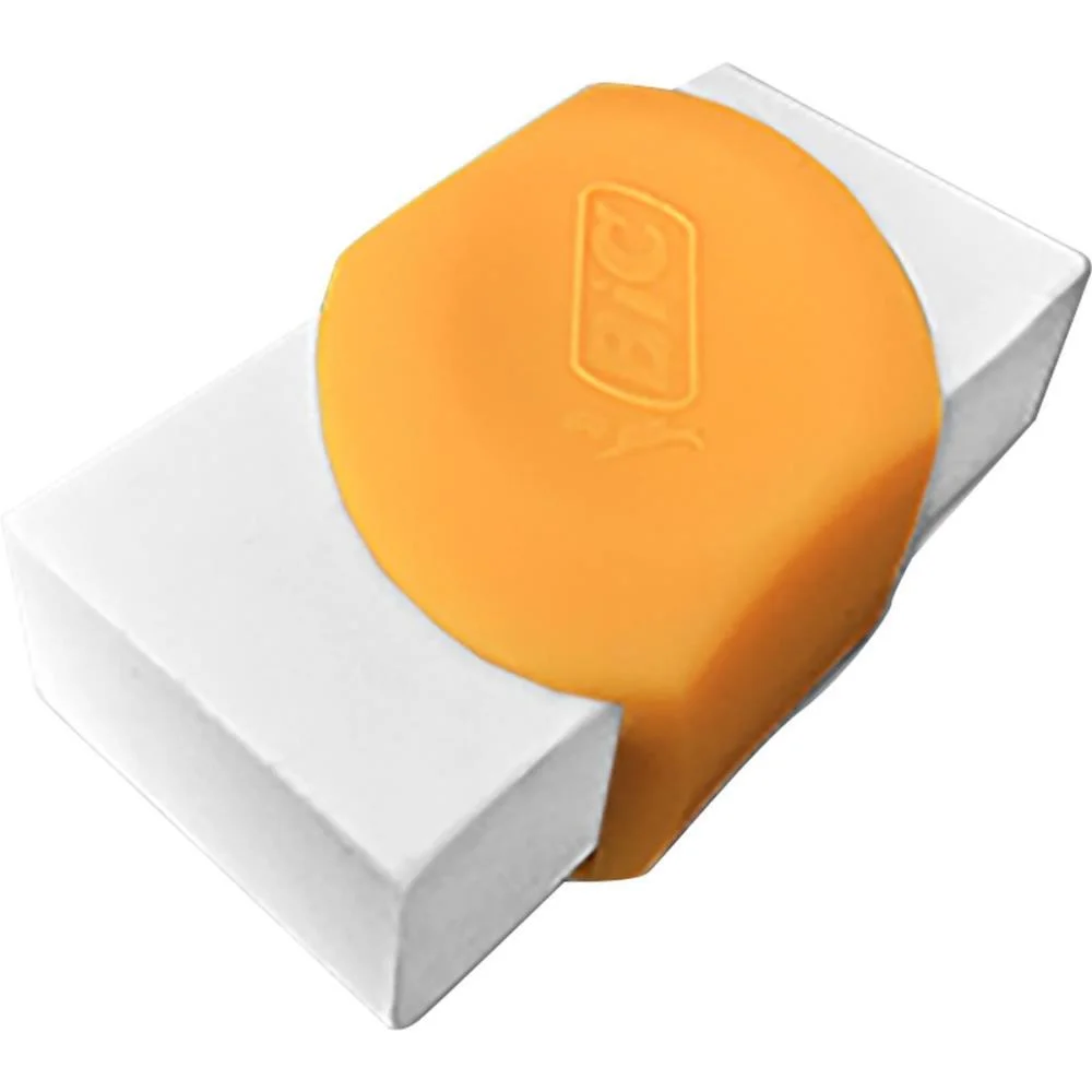 Borracha Branca Eraser Capa Plastica Laranja Bic C/ 24 Unidades - imagem 3
