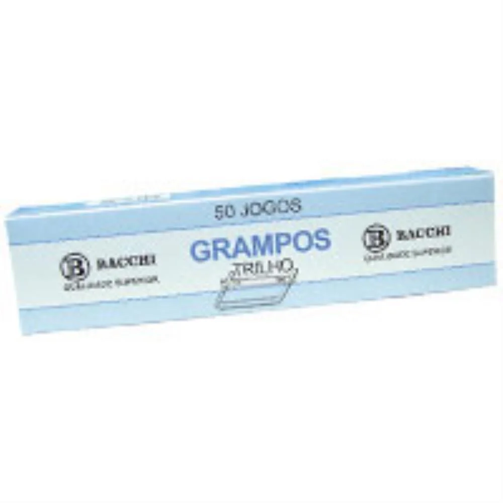 Grampo Trilho Metal Romeu/Julieta Cx.c/50Jg Bacchi (Caixa) - imagem 2