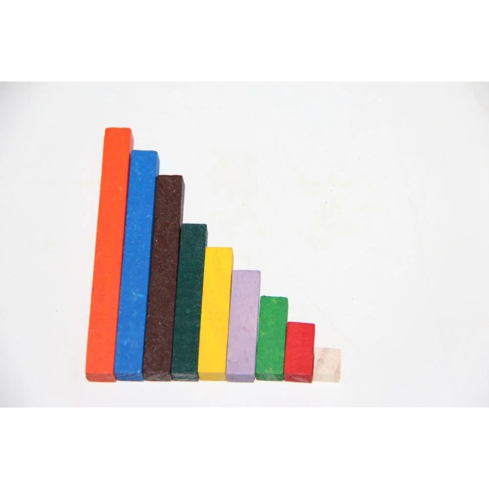 Brinquedo Pedagogico Escala Cuisenaire Indiv.68Pcs Carlu - imagem 3