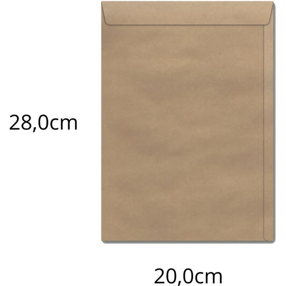Envelope Saco Natural 200X280 80Grs. Kn 28 Scrity (Cx.c/250) - imagem 3