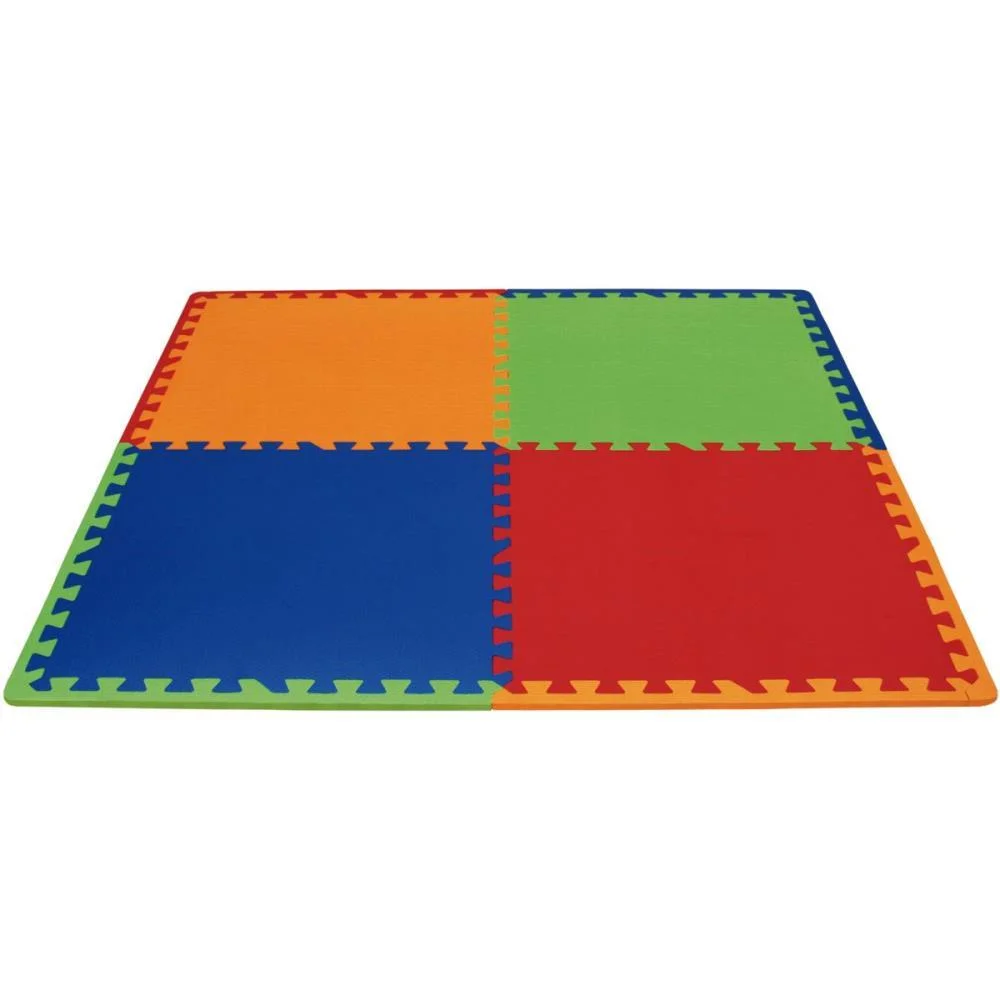 Tatame Play Mat Color 52X52Cm 8Mm 4Pe Evamax (Pacote) - imagem 2