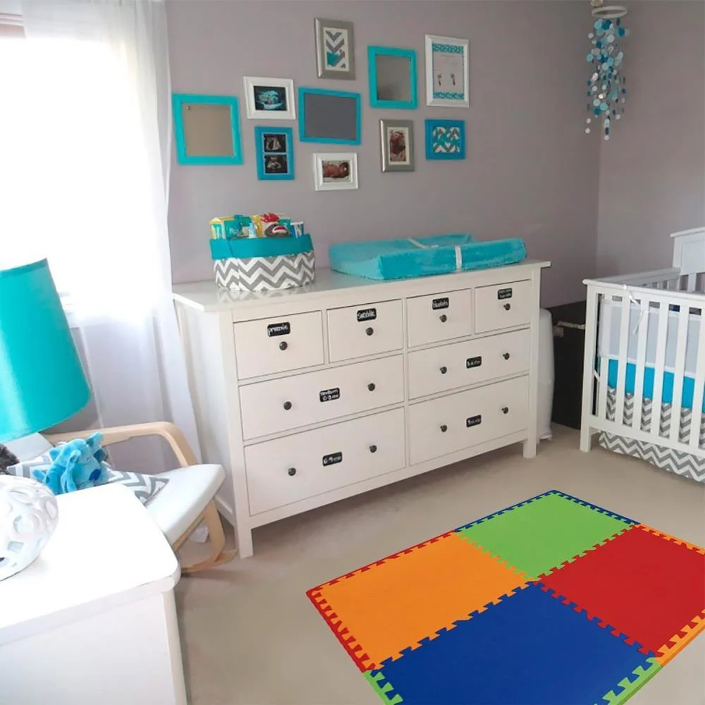 Tatame Play Mat Color 52X52Cm 8Mm 4Pe Evamax (Pacote) - imagem 3