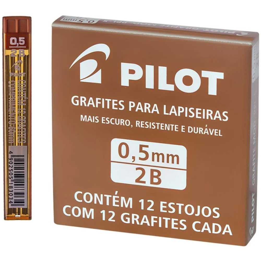 Grafite 0.5Mm 2B 12Tubosx12Minas Pilot (Caixinha) - imagem 2