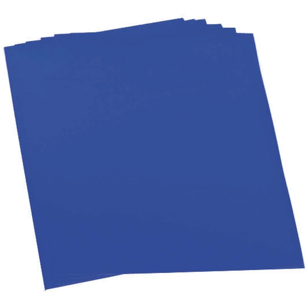 Contra Capa Encadernacao A4 Azul Royal Fosco (0,30) Mares (Pct.c/50) - imagem 2
