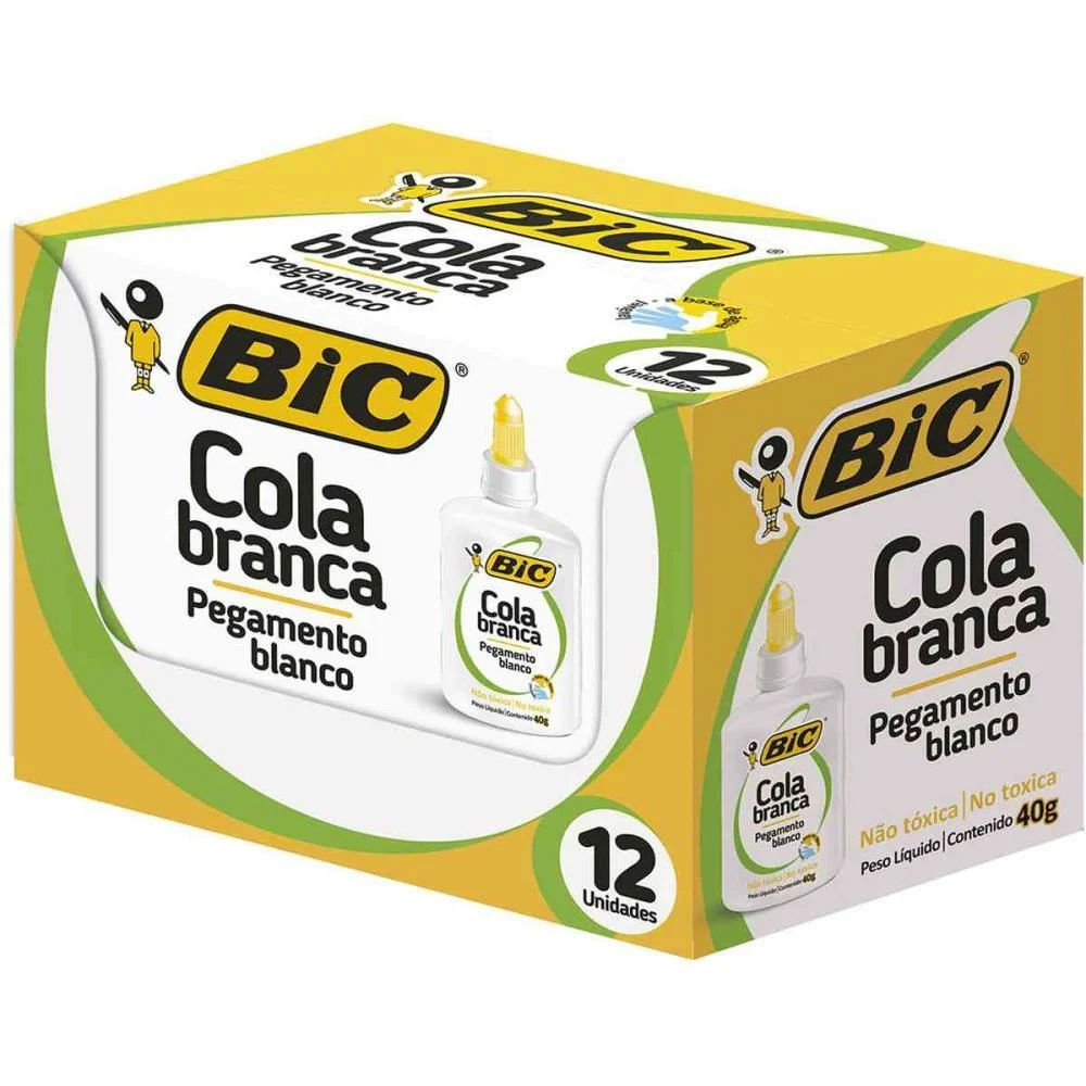 Cola Escolar Bic 40G Bic (Cx.c/12) - imagem 2