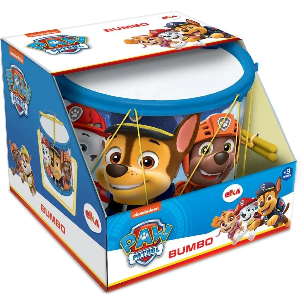 Instrumento Musical Patrulha Canina Bumbo Elka - imagem 4