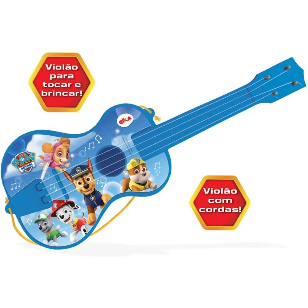 Instrumento Musical Patrulha Canina Violao Elka - imagem 3