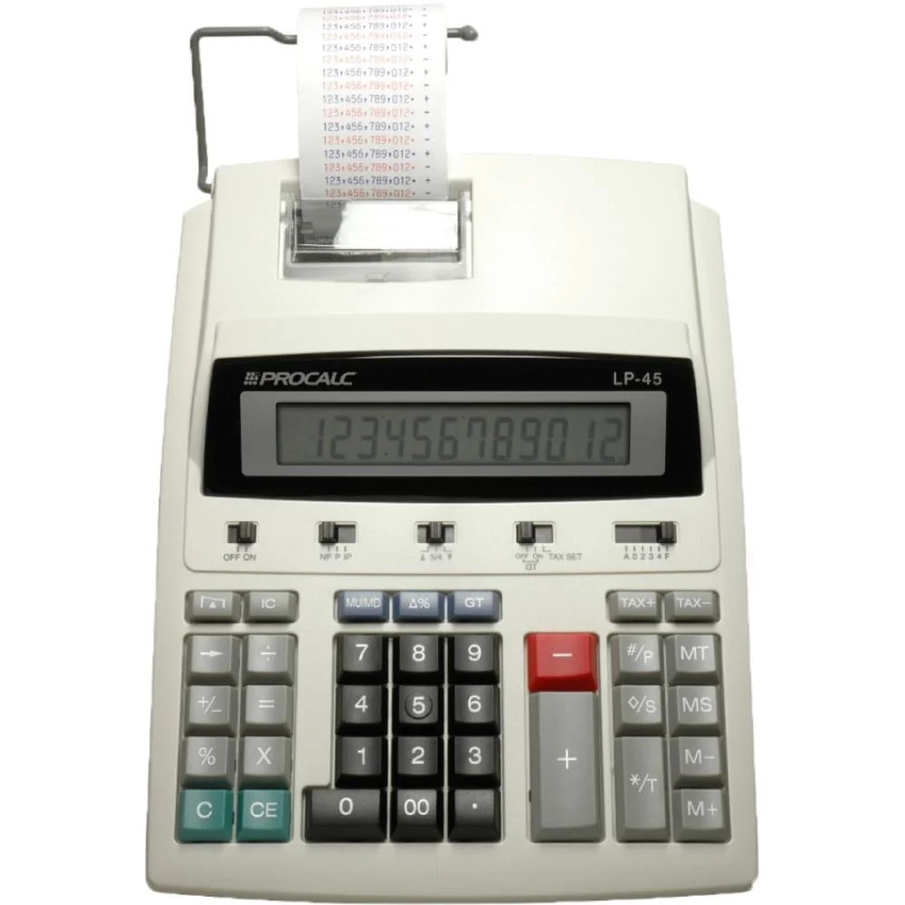 Calculadora De Impressao 12 Dig. Bobina 57Mm 110V/220V Procalc - imagem 2