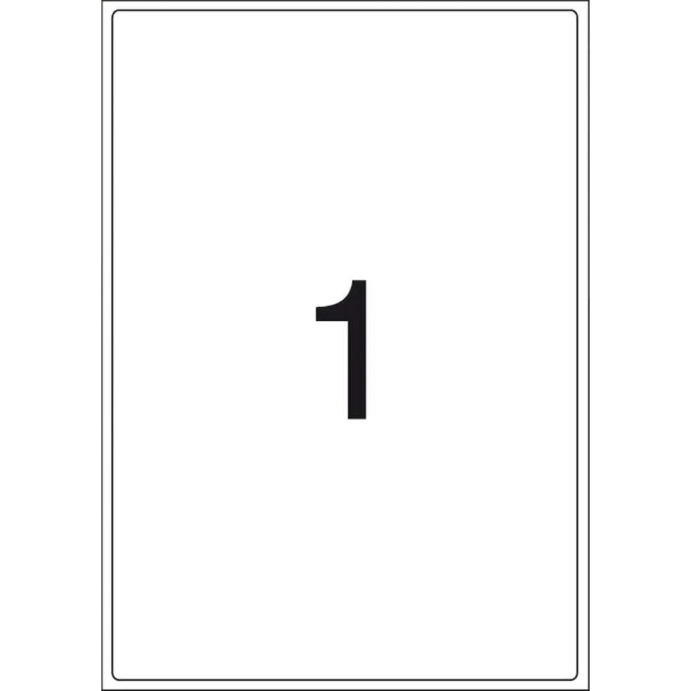 Etiqueta A4 A4267 25 Fls 288,5 X 200,0 Mm Pimaco (Ct.c/25) - imagem 4